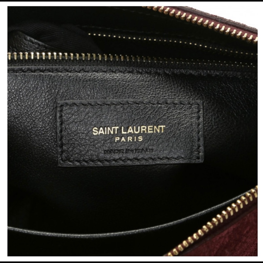 Saint Laurent Monogram Suede Cross-body - Picture 4 of 10